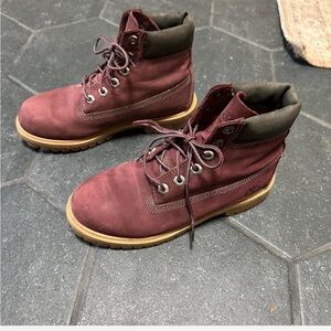 Timberland Men's Dark Red Boots